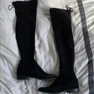 Stuart Weitzman Lowland Suede Over the Knee Boots